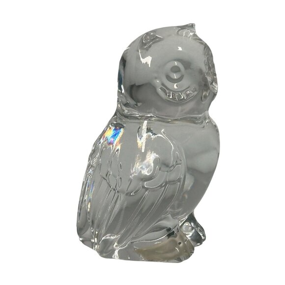 Beautiful PRINCESS HOUSE W Germany Lead Crystal WISE OWL Figurine Paperweight - Picture 2 of 10